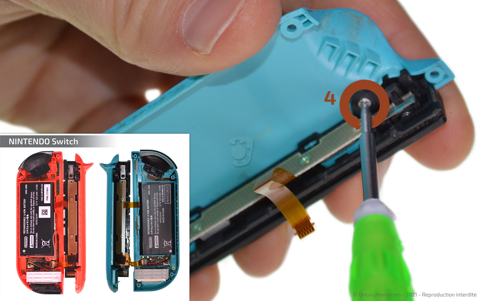 Démontage complet sur Switch photo 2