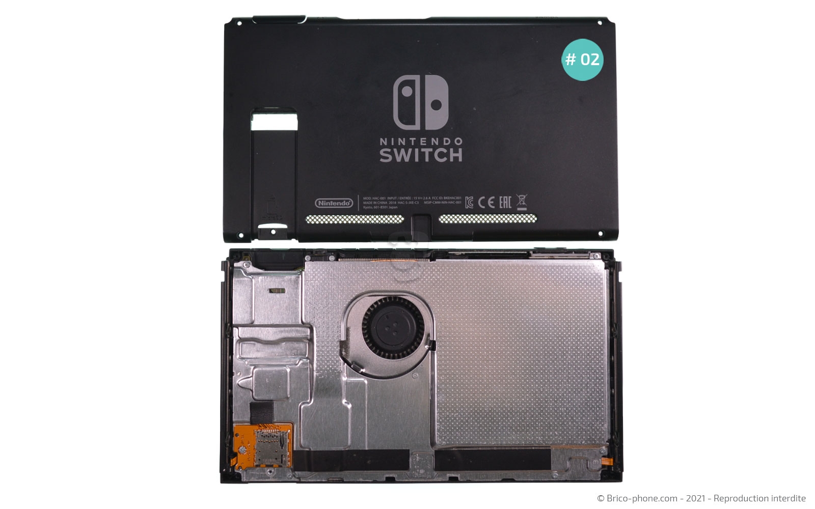 Changement de la vitre tactile ou du LCD  sur Switch photo 4