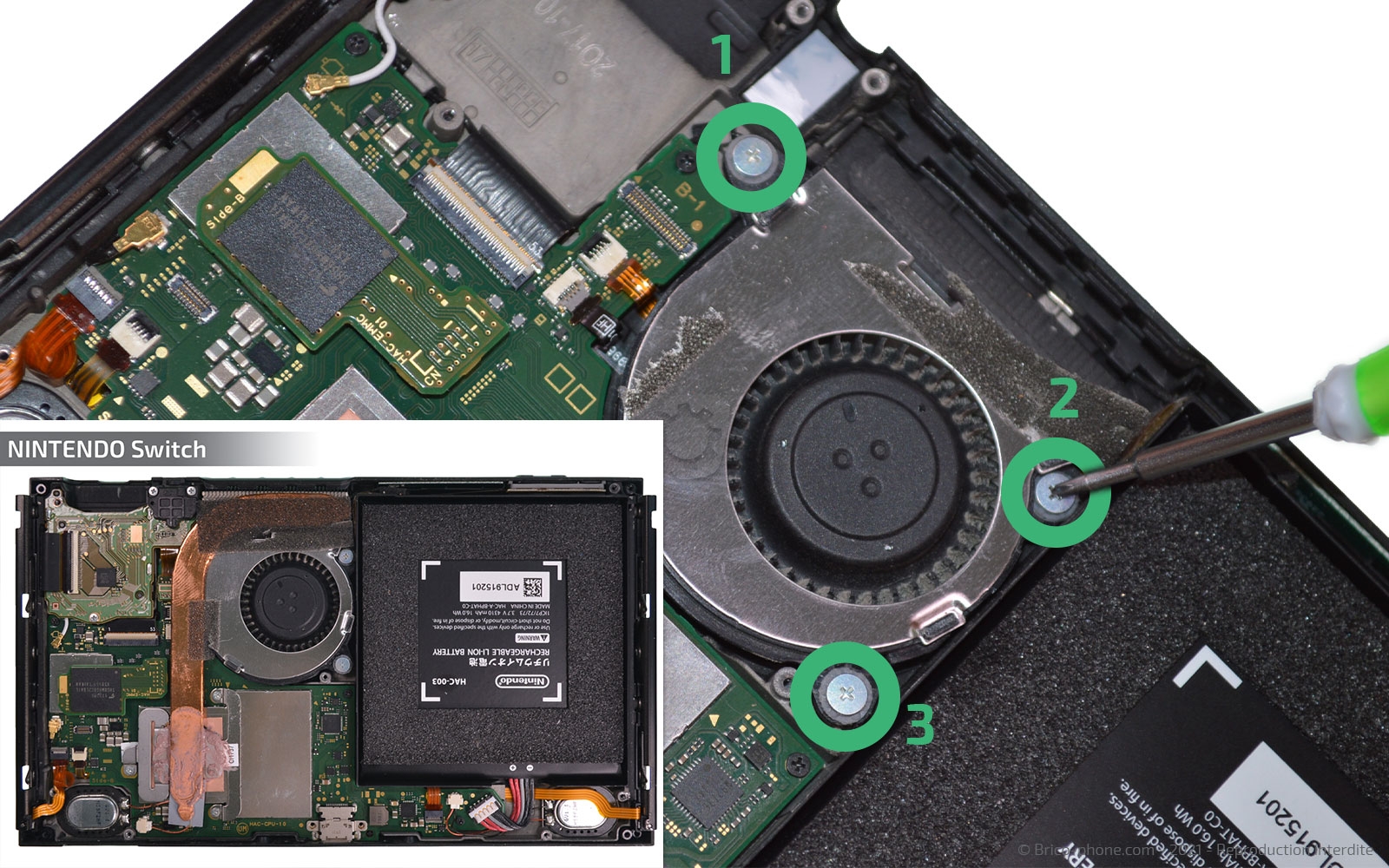 Changement de la vitre tactile ou du LCD  sur Switch photo 2