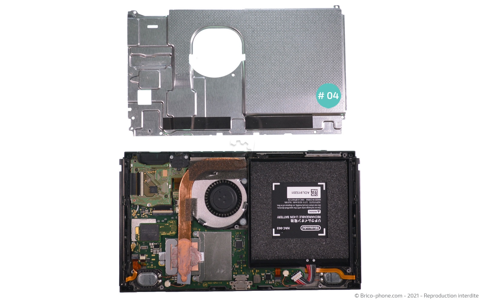 Changement du lecteur de cartes de jeux sur Switch photo 3