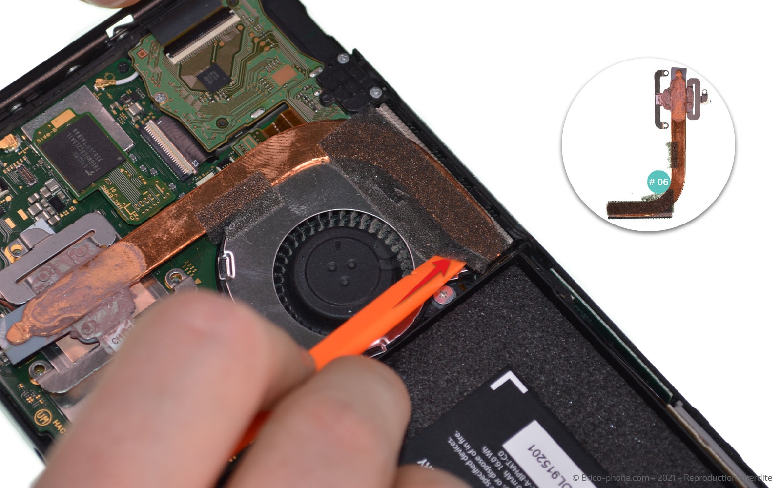 Changement du lecteur de cartes de jeux sur Switch photo 3