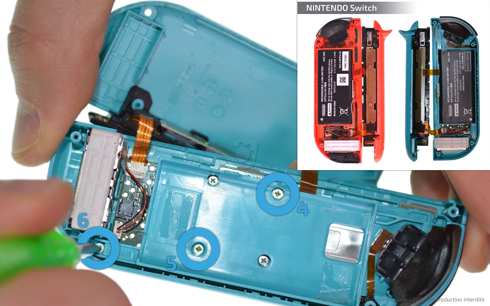 Changement d'un joystick sur Switch photo 1