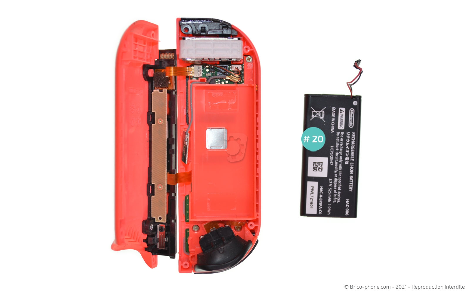 Changement de batterie d'un Joy-Con sur Switch photo 3