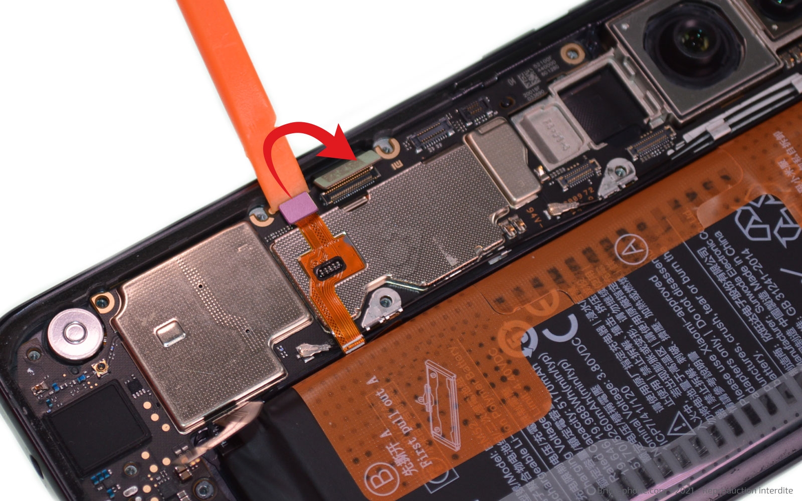 Démontage complet sur Mi Note 10 photo 2