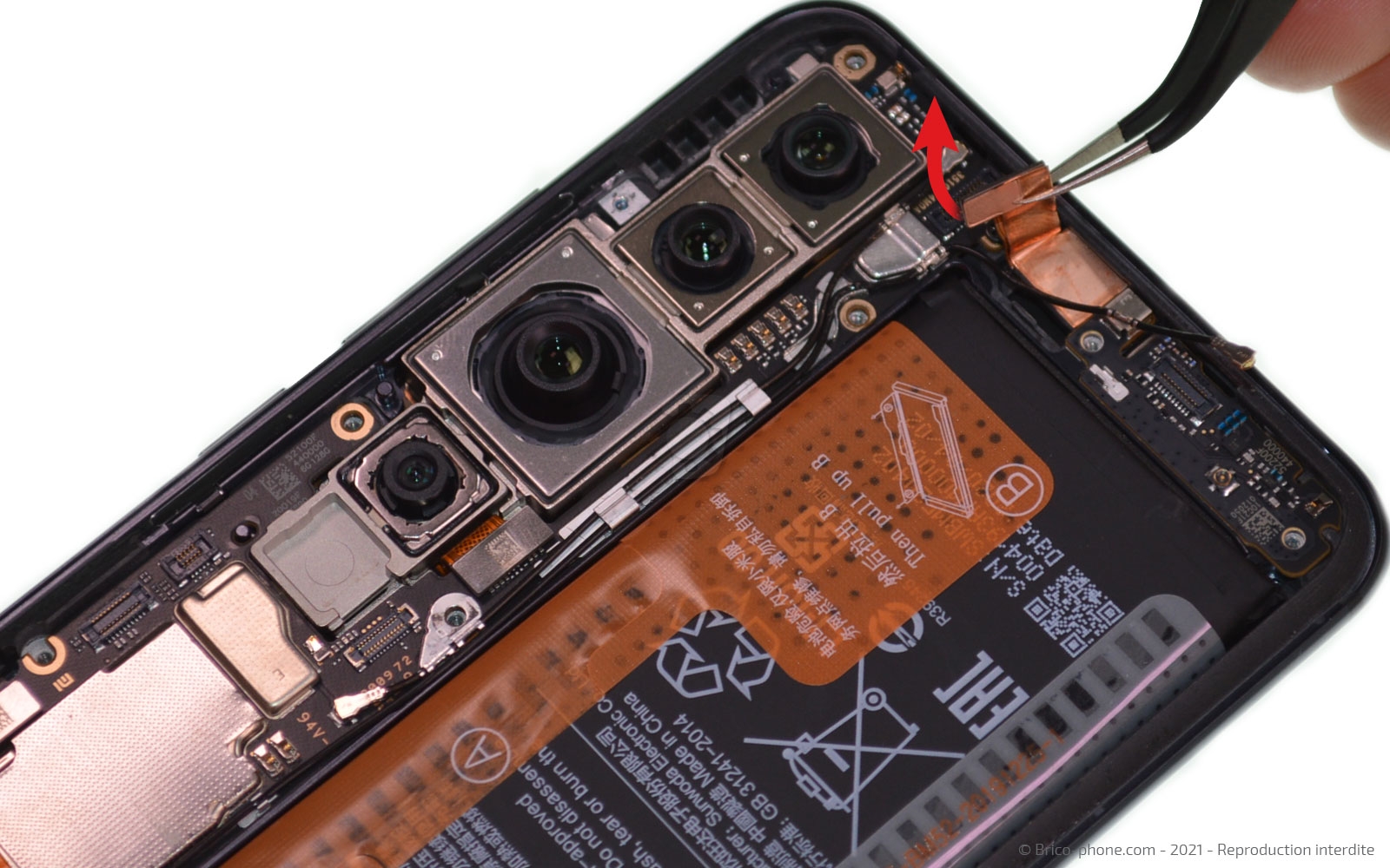 Démontage complet sur Mi Note 10 photo 3