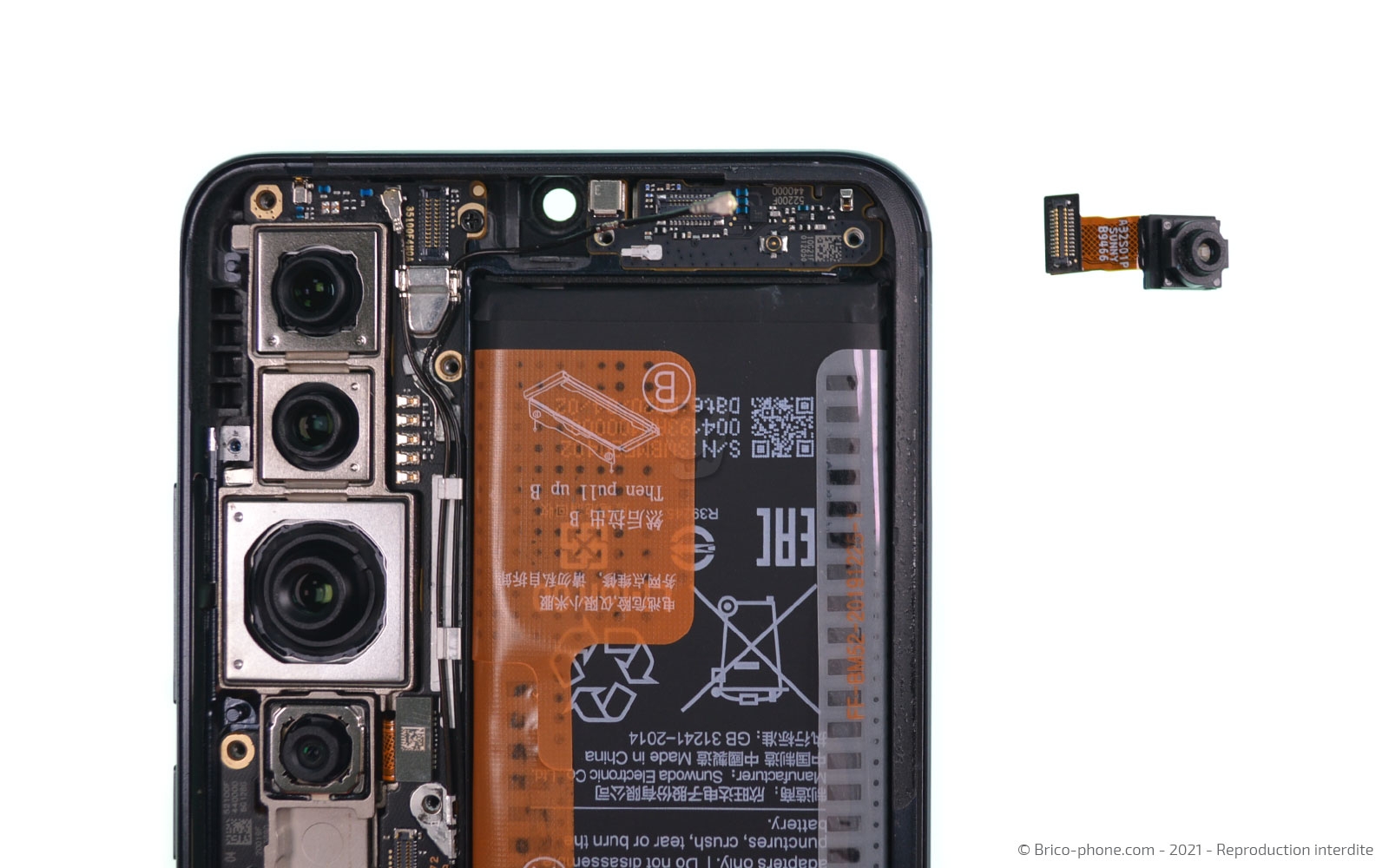 Démontage complet sur Mi Note 10 photo 4