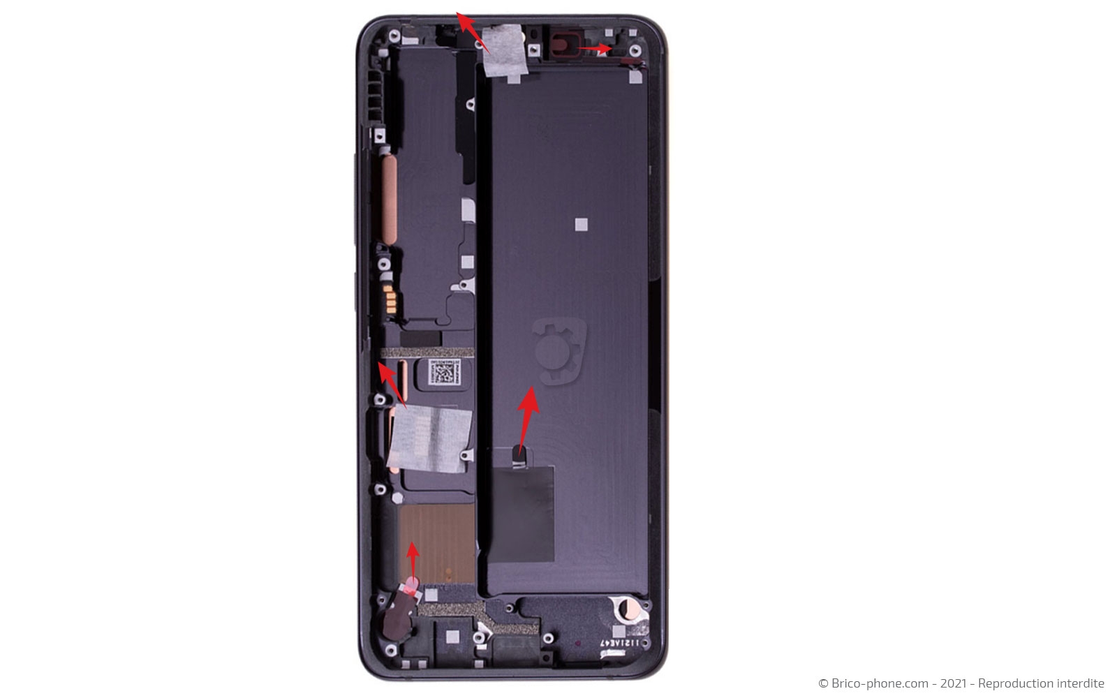 Changement du bloc écran sur Mi Note 10 photo 1