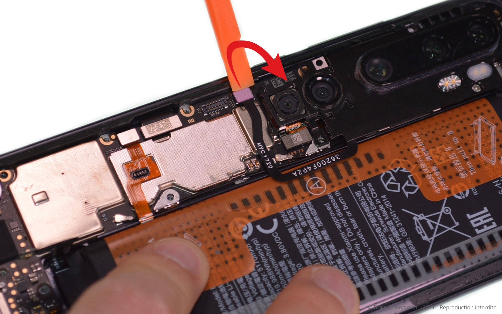 Changement du bloc écran sur Mi Note 10 photo 1