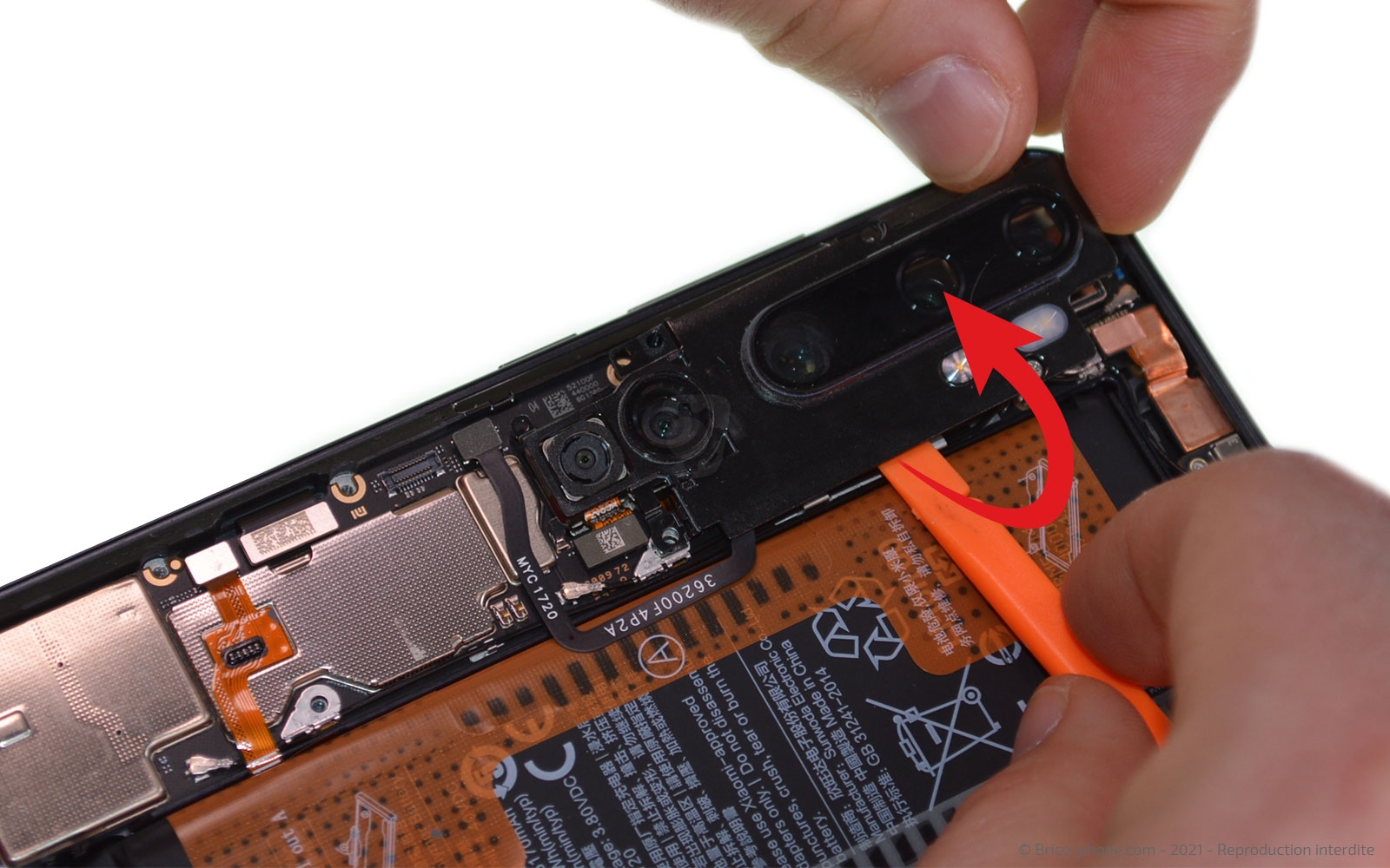 Changement du bloc écran sur Mi Note 10 photo 3