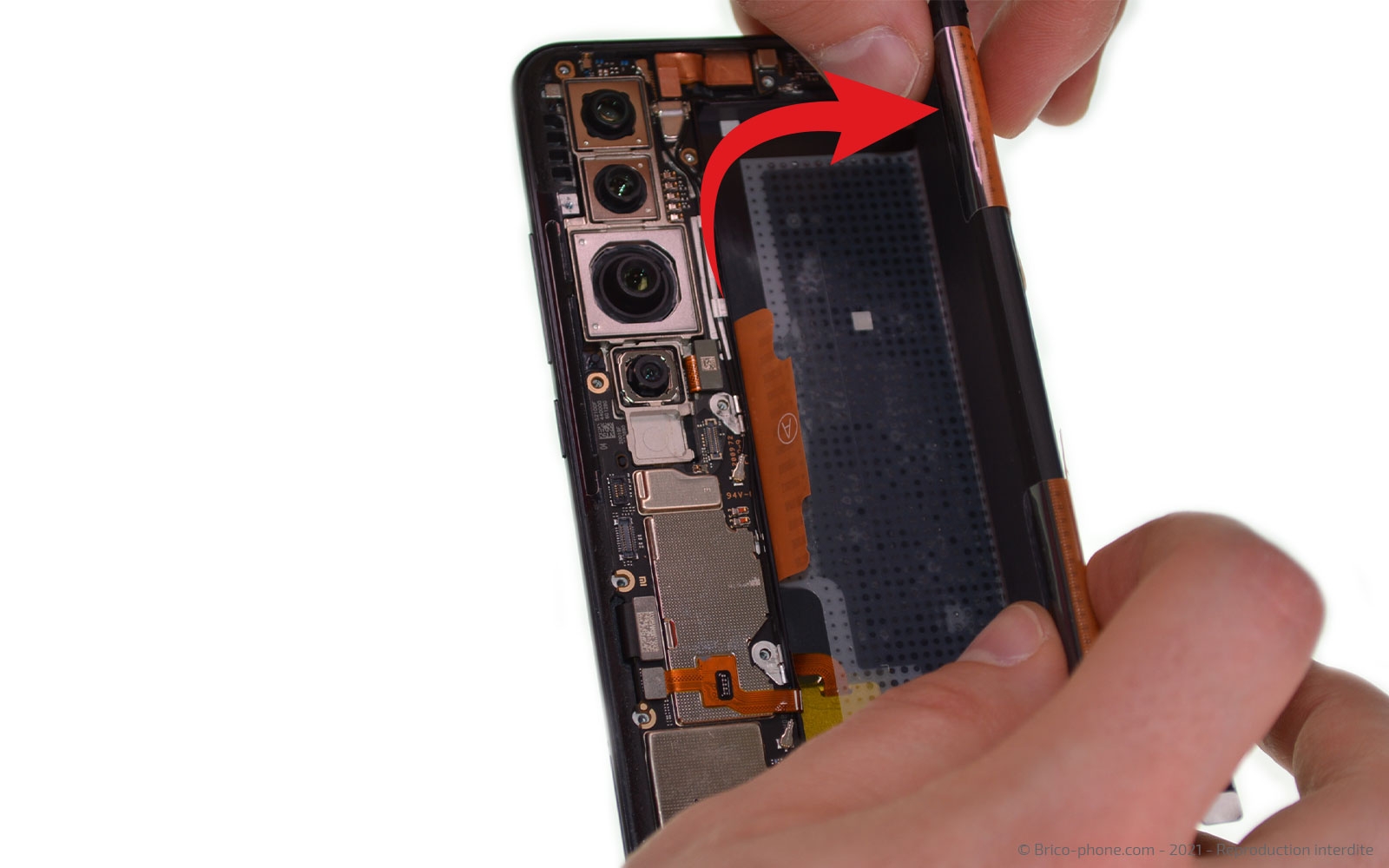 Changement de batterie sur Mi Note 10 photo 1