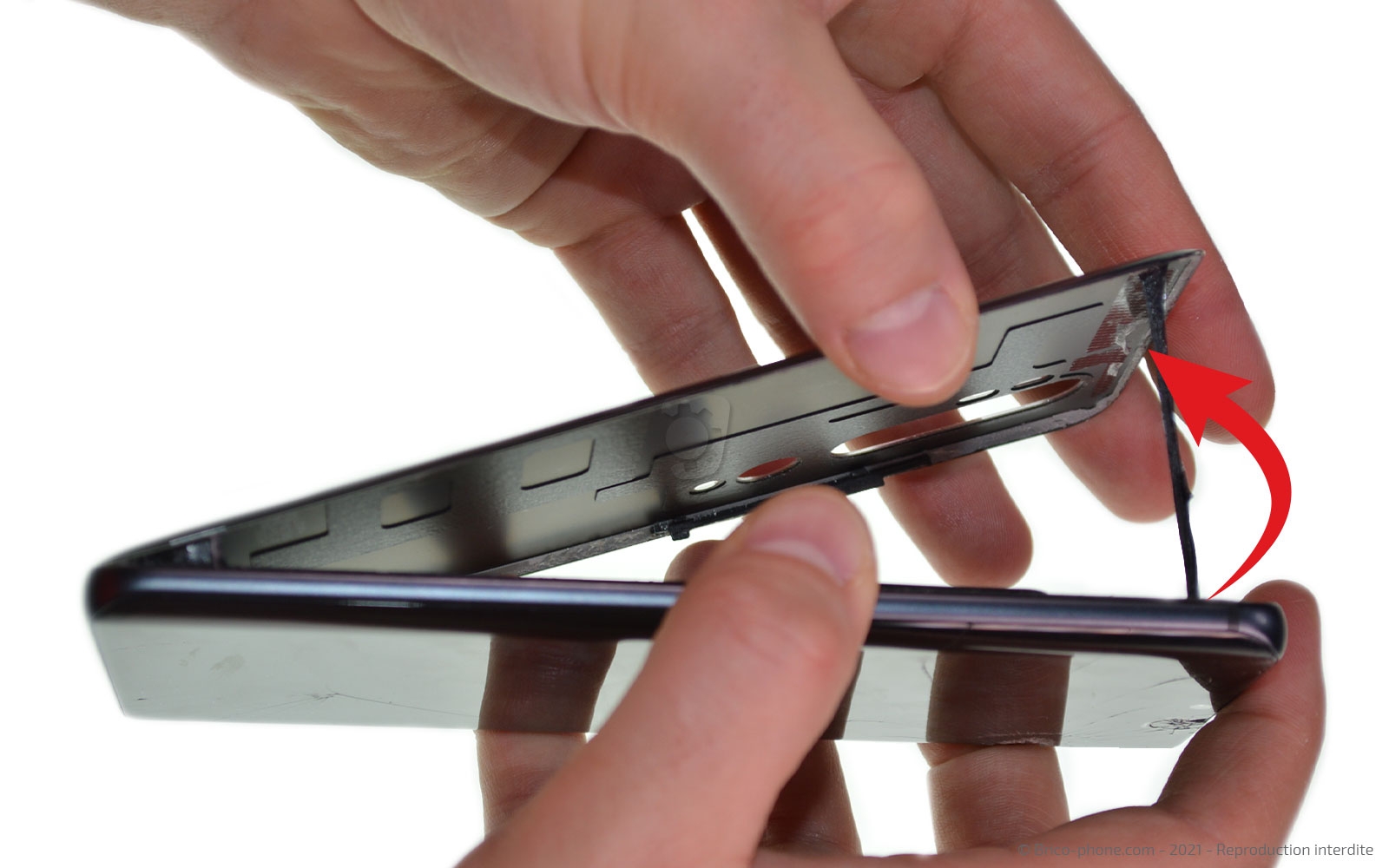 Changement de batterie sur Mi Note 10 photo 1