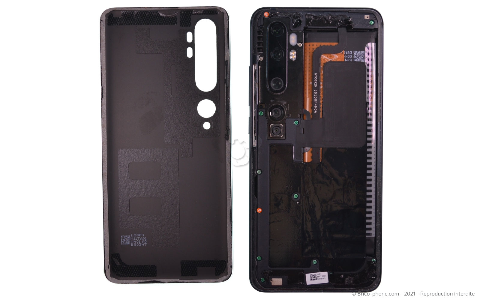 Changement de batterie sur Mi Note 10 photo 2