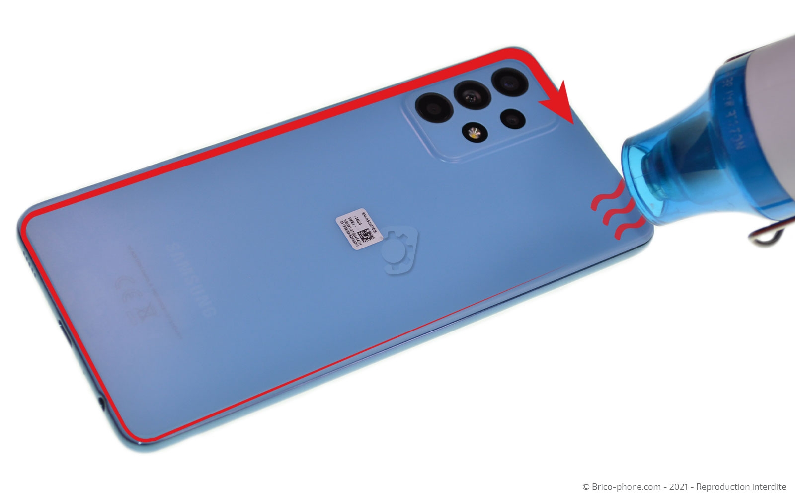 Démontage complet sur Galaxy A52 photo 2