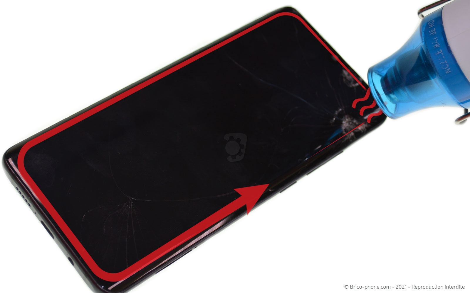 changement de l'écran (vitre et LCD) sur Mi Note 10 photo 2