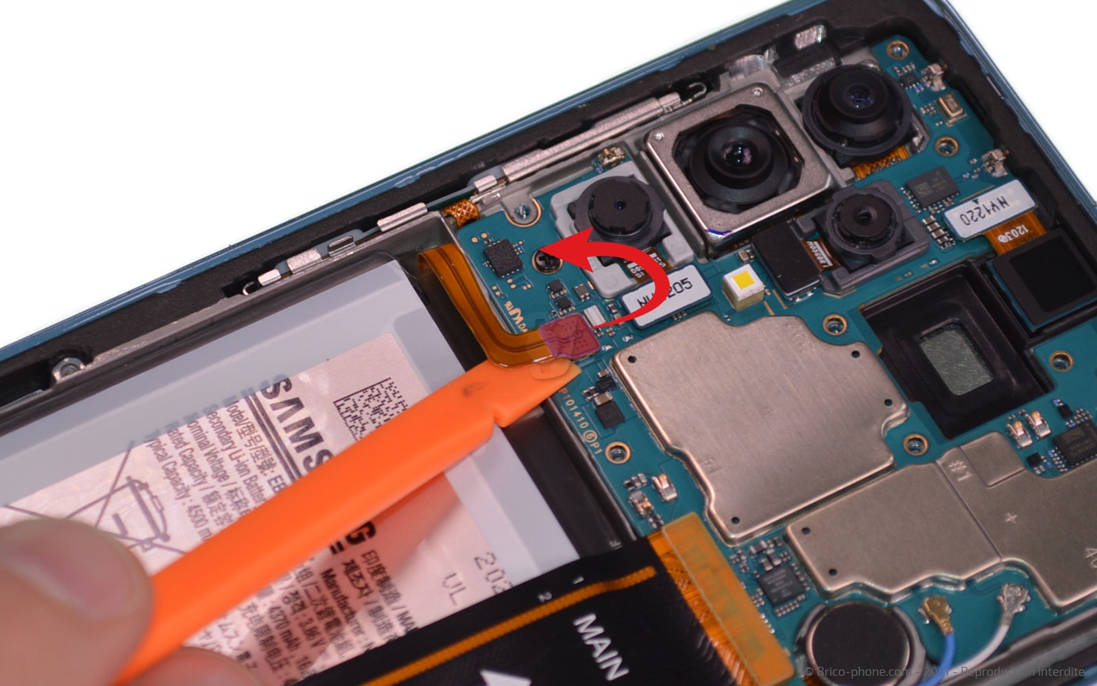 Changement de batterie sur Galaxy A52 photo 1