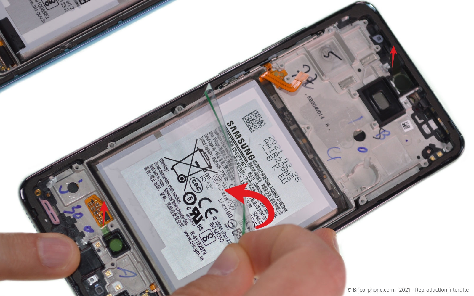 Changement du bloc écran sur Galaxy A52 photo 1