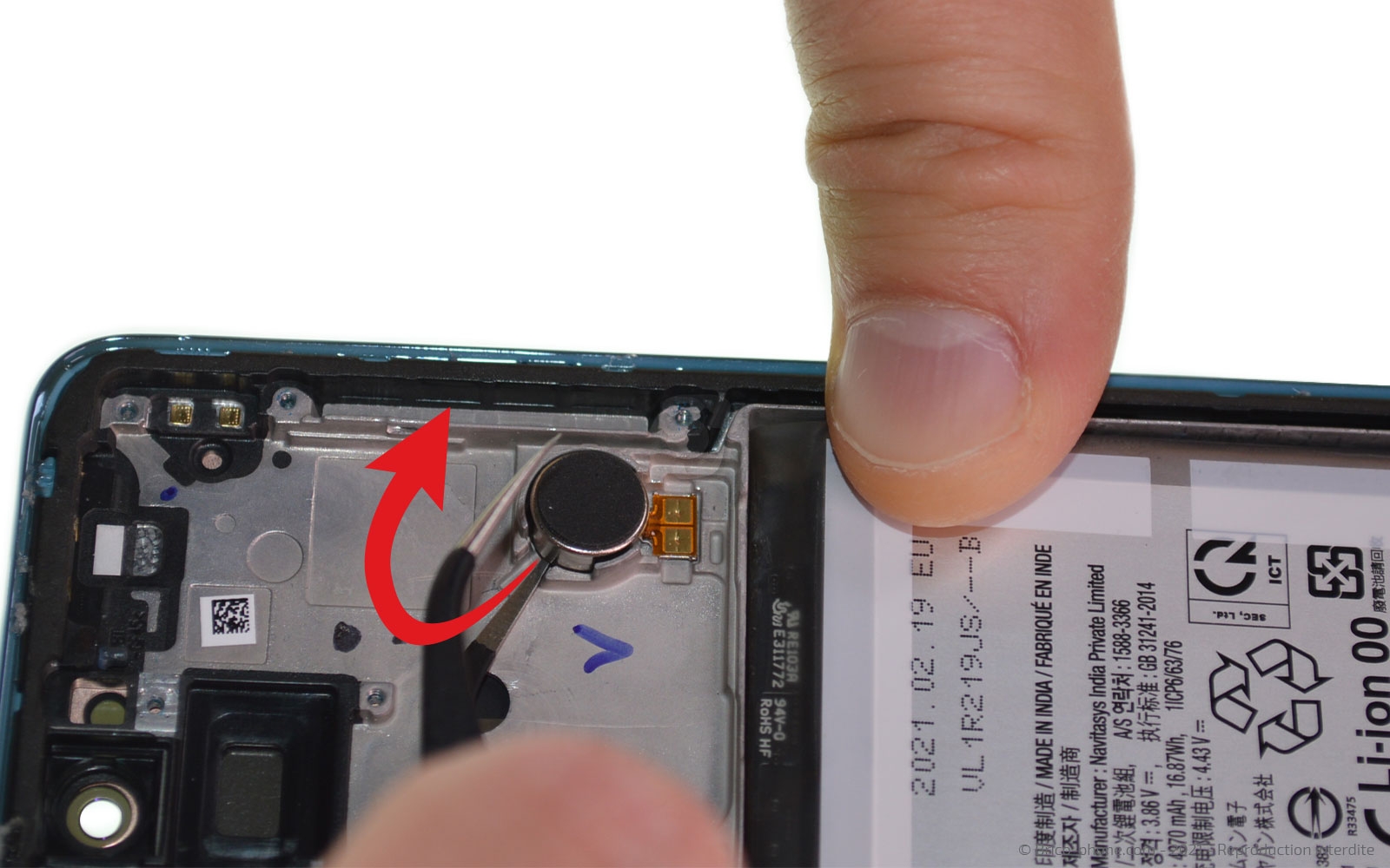 Changement du bloc écran sur Galaxy A52 photo 2