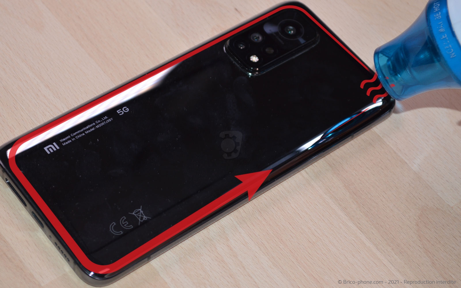 Changement du bloc écran sur Mi 10T photo 2