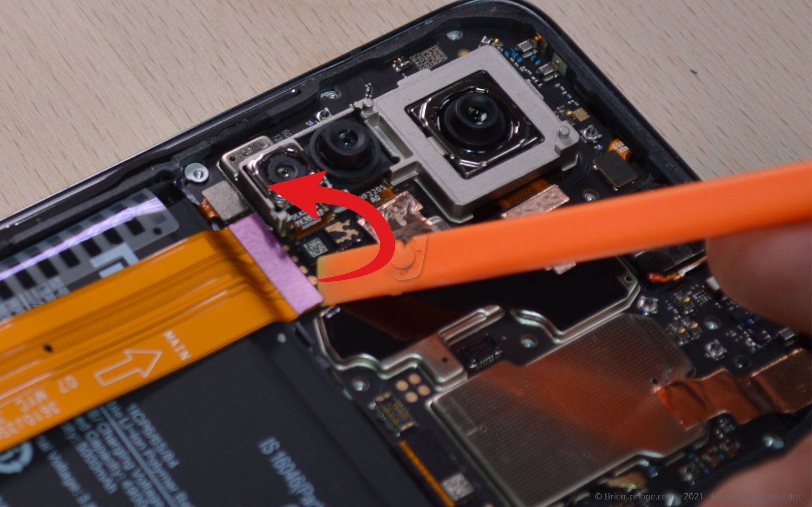 Changement de batterie sur Mi 10T photo 2