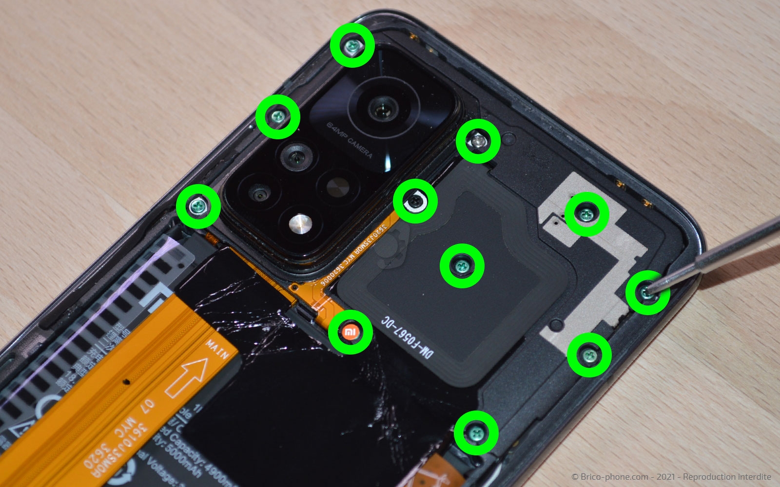 Changement de batterie sur Mi 10T photo 1