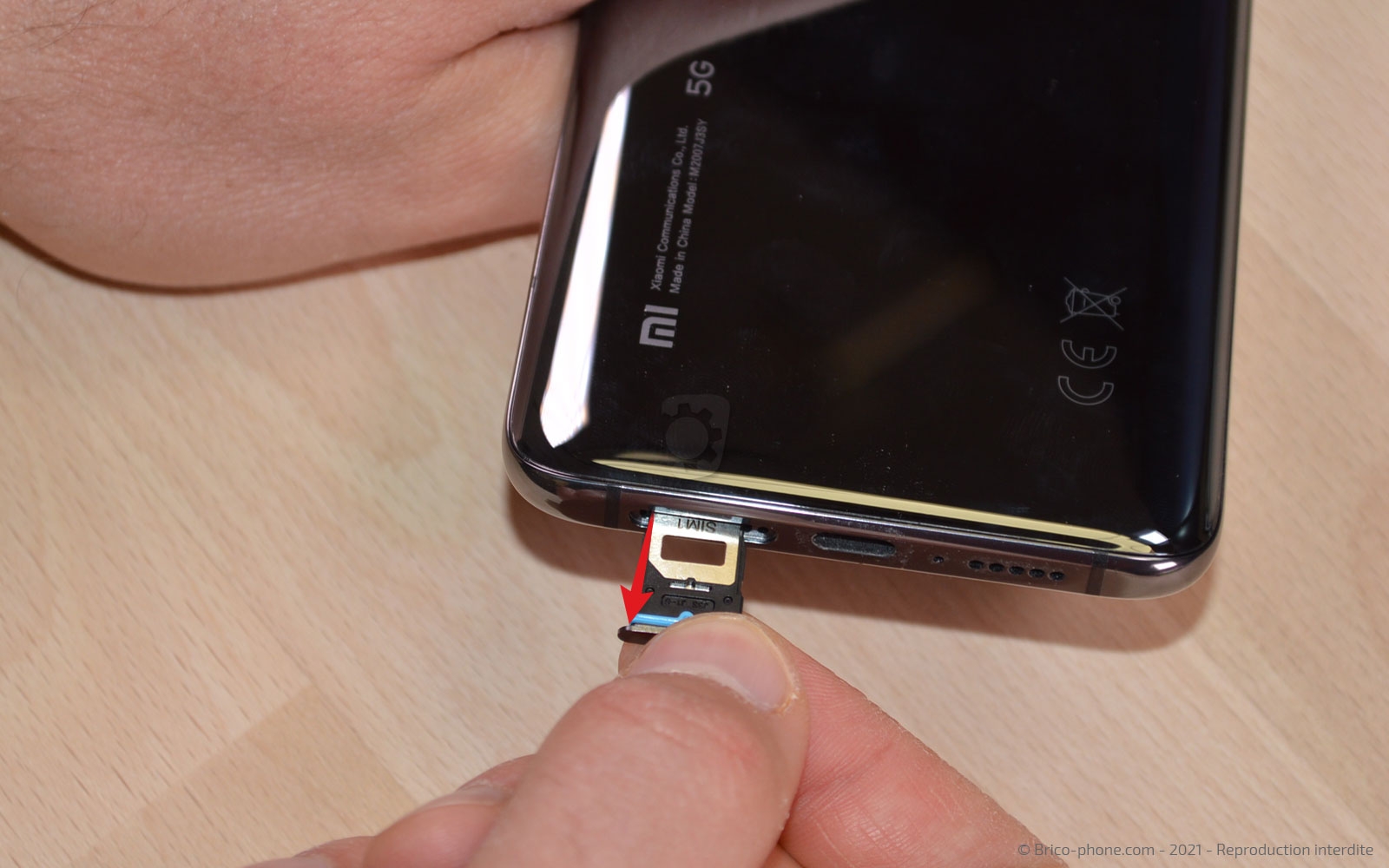 Changement du connecteur de charge sur Mi 10T photo 3