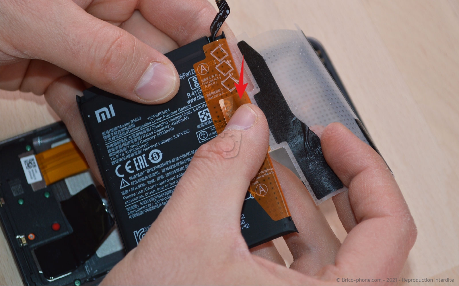 Changement de l'écran (vitre et LCD) sur Mi 10T photo 1