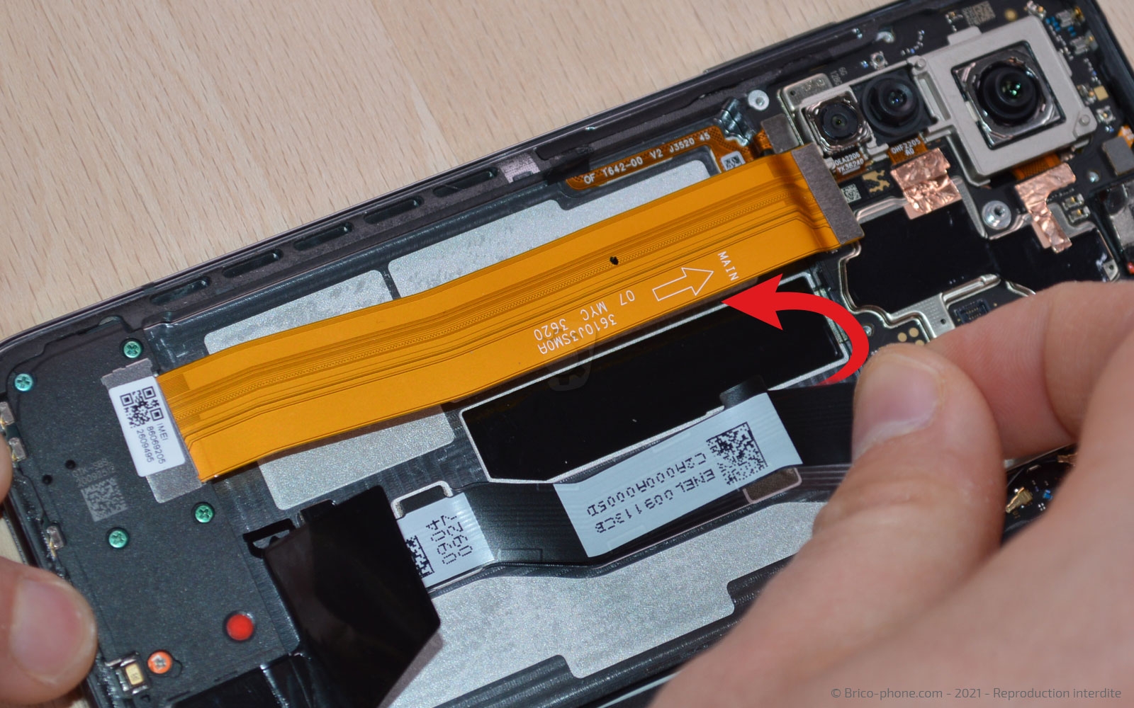 Changement de l'écran (vitre et LCD) sur Mi 10T photo 2