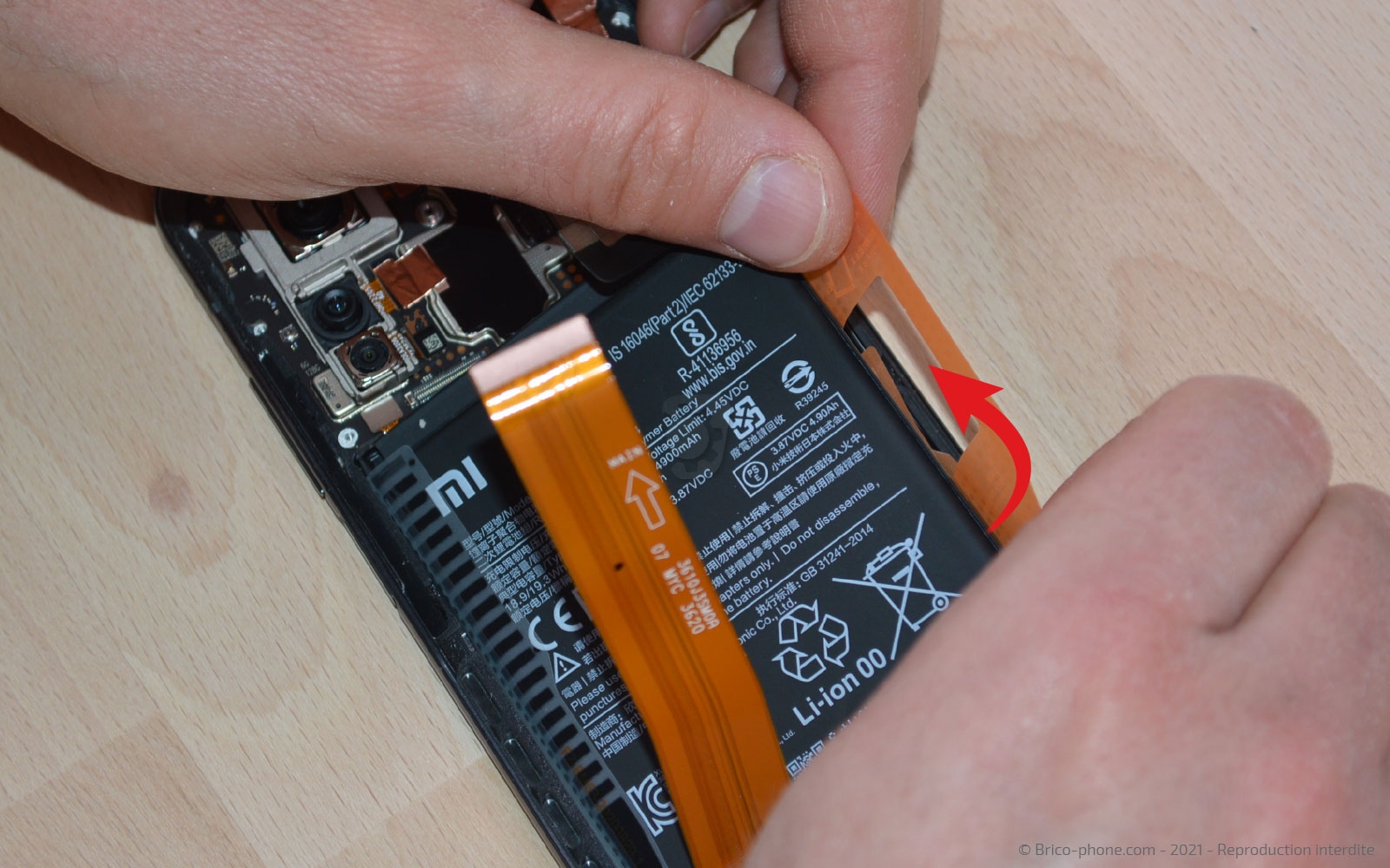 Changement de l'écran (vitre et LCD) sur Mi 10T photo 3