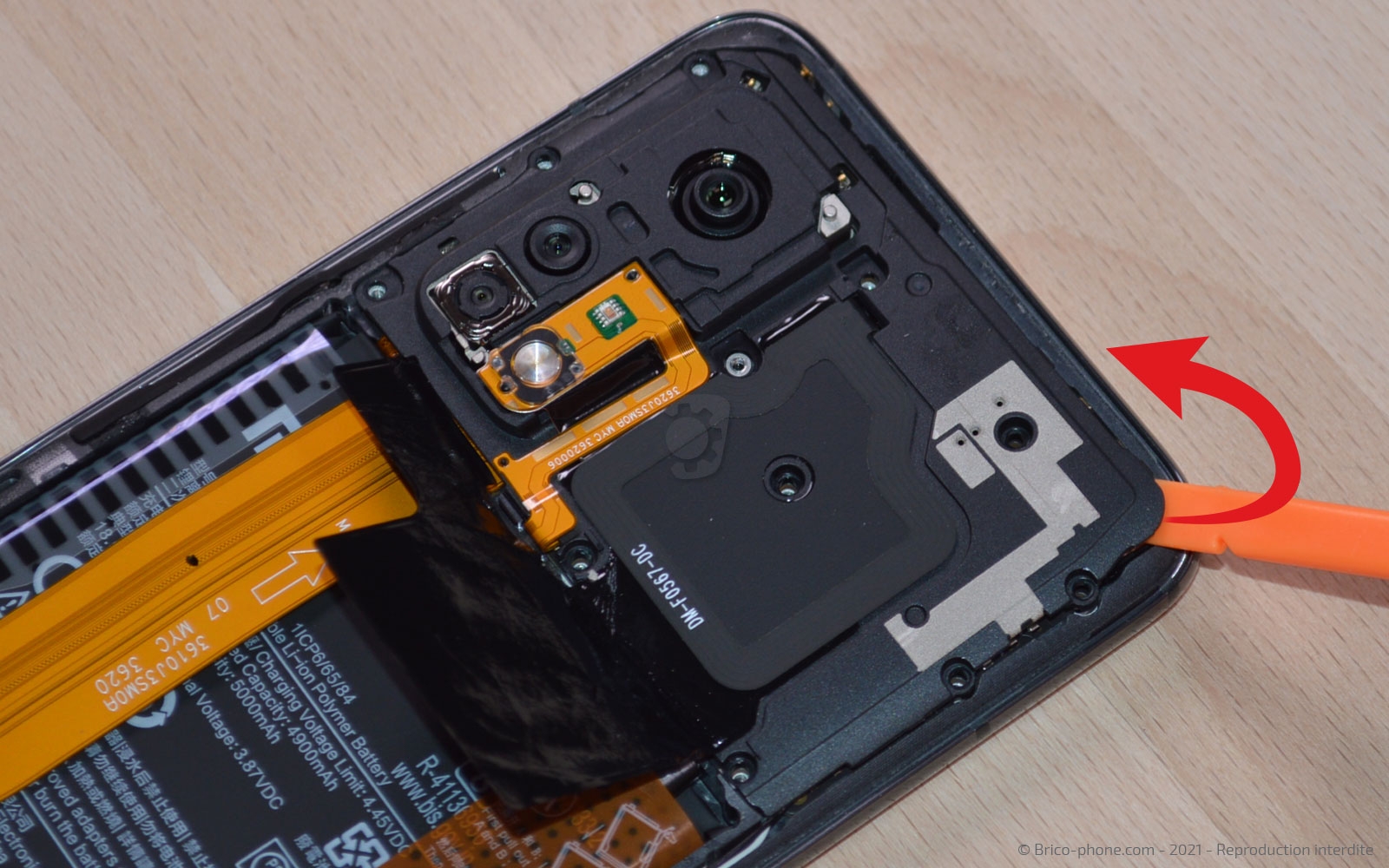 Changement de l'écran (vitre et LCD) sur Mi 10T photo 1