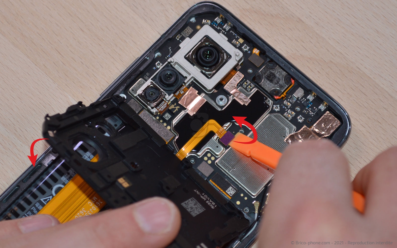 Changement de l'écran (vitre et LCD) sur Mi 10T photo 2