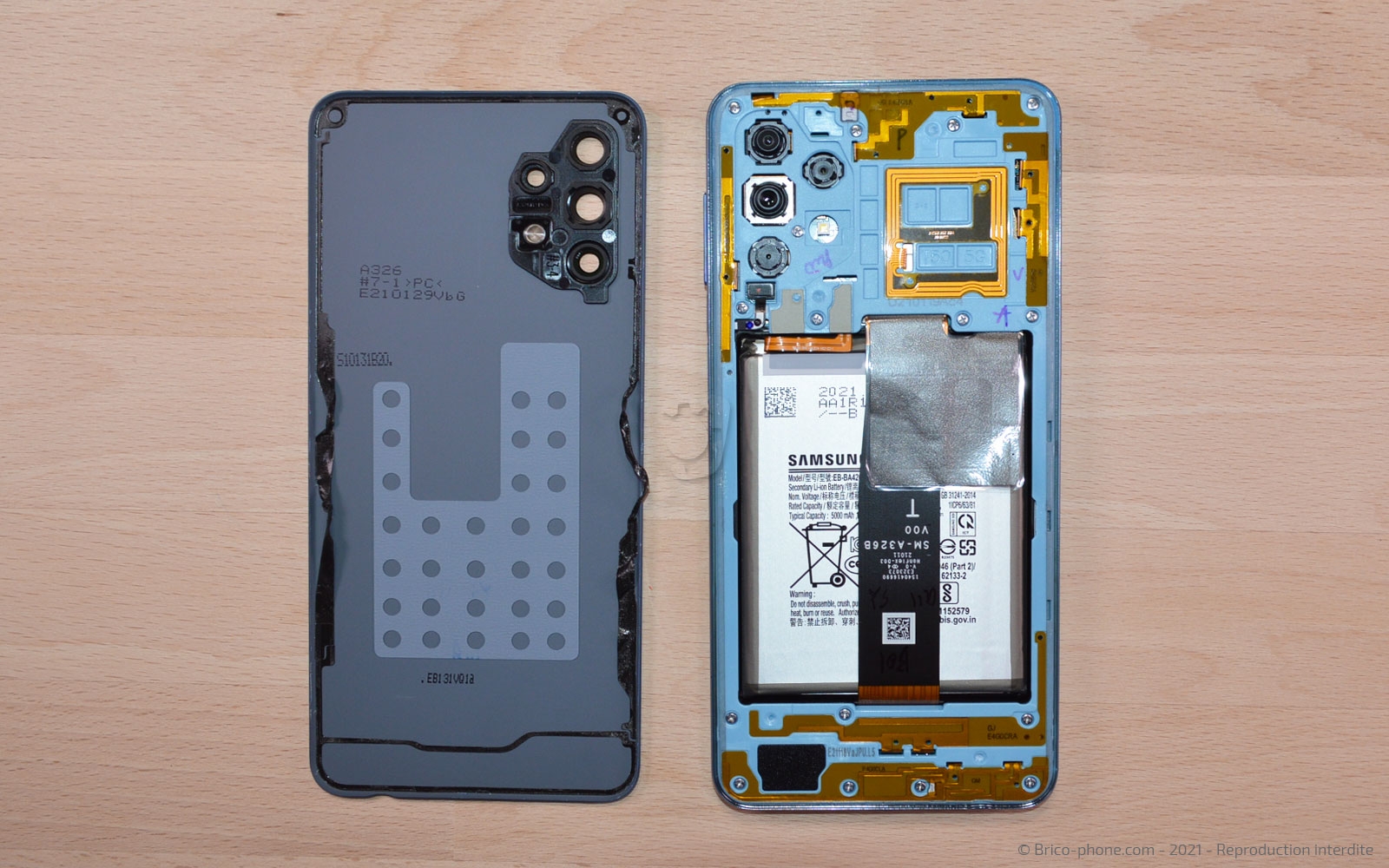 Démontage complet sur Galaxy A32 5G photo 4