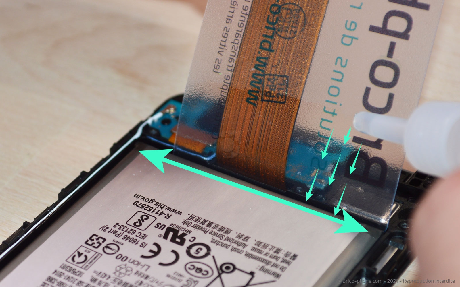 Changement de batterie sur Galaxy A32 5G photo 2