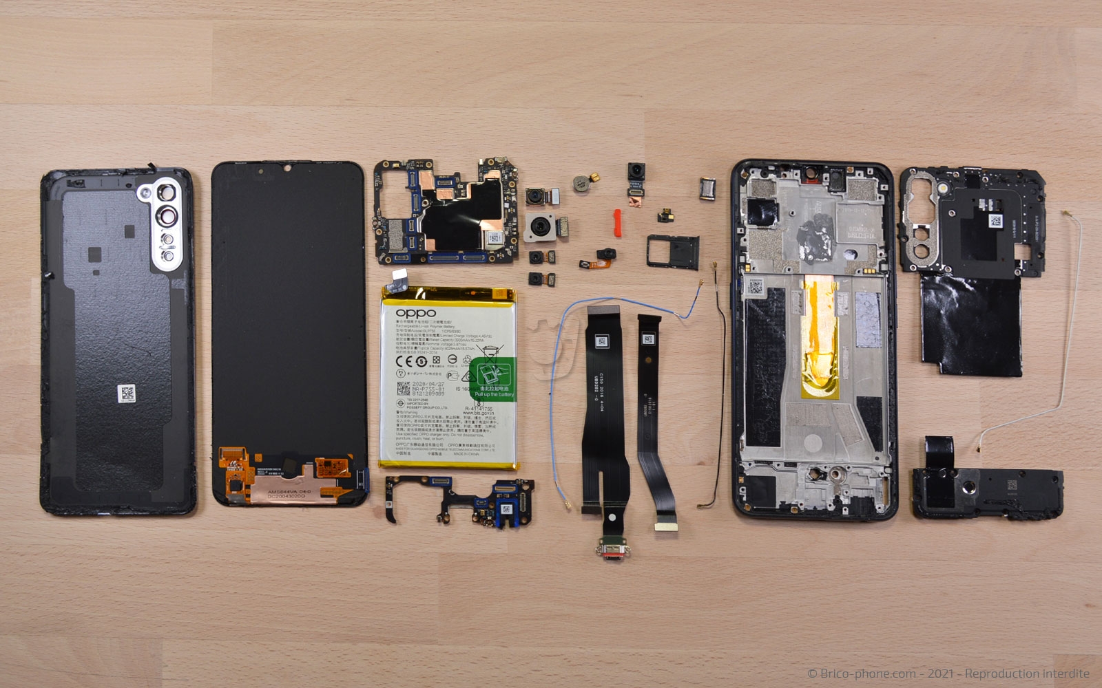 Démontage complet sur Find X2 Lite photo 1