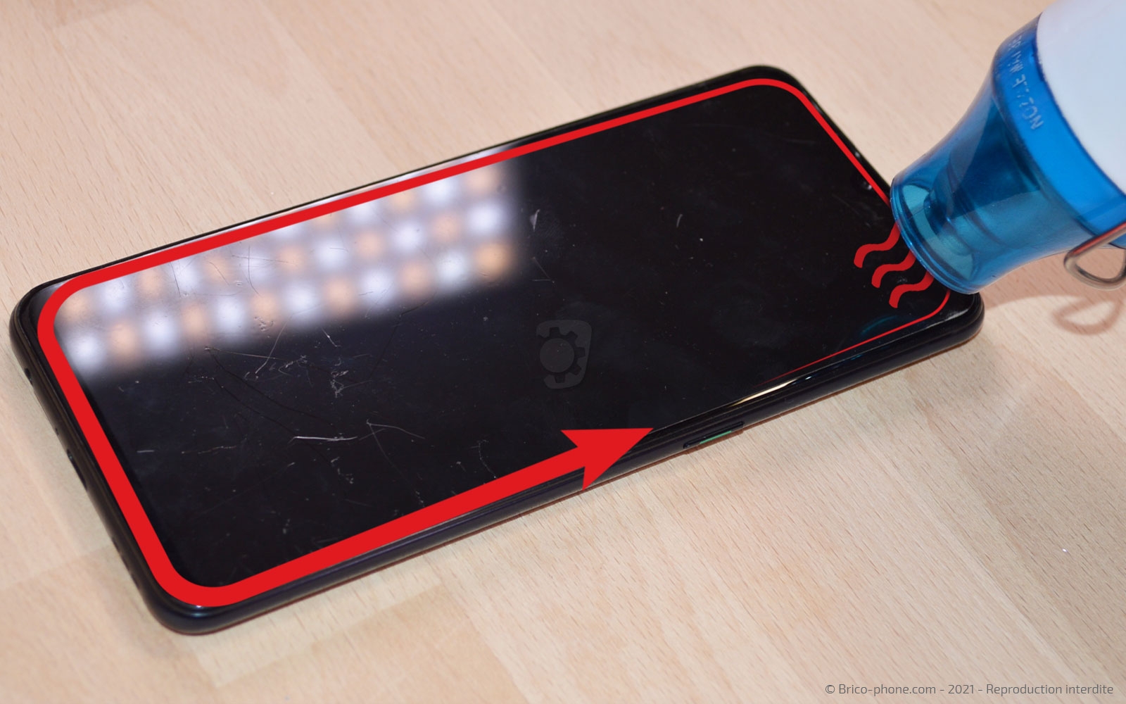 Changement d'écran (vitre et AMOLED) sur Find X2 Lite photo 2