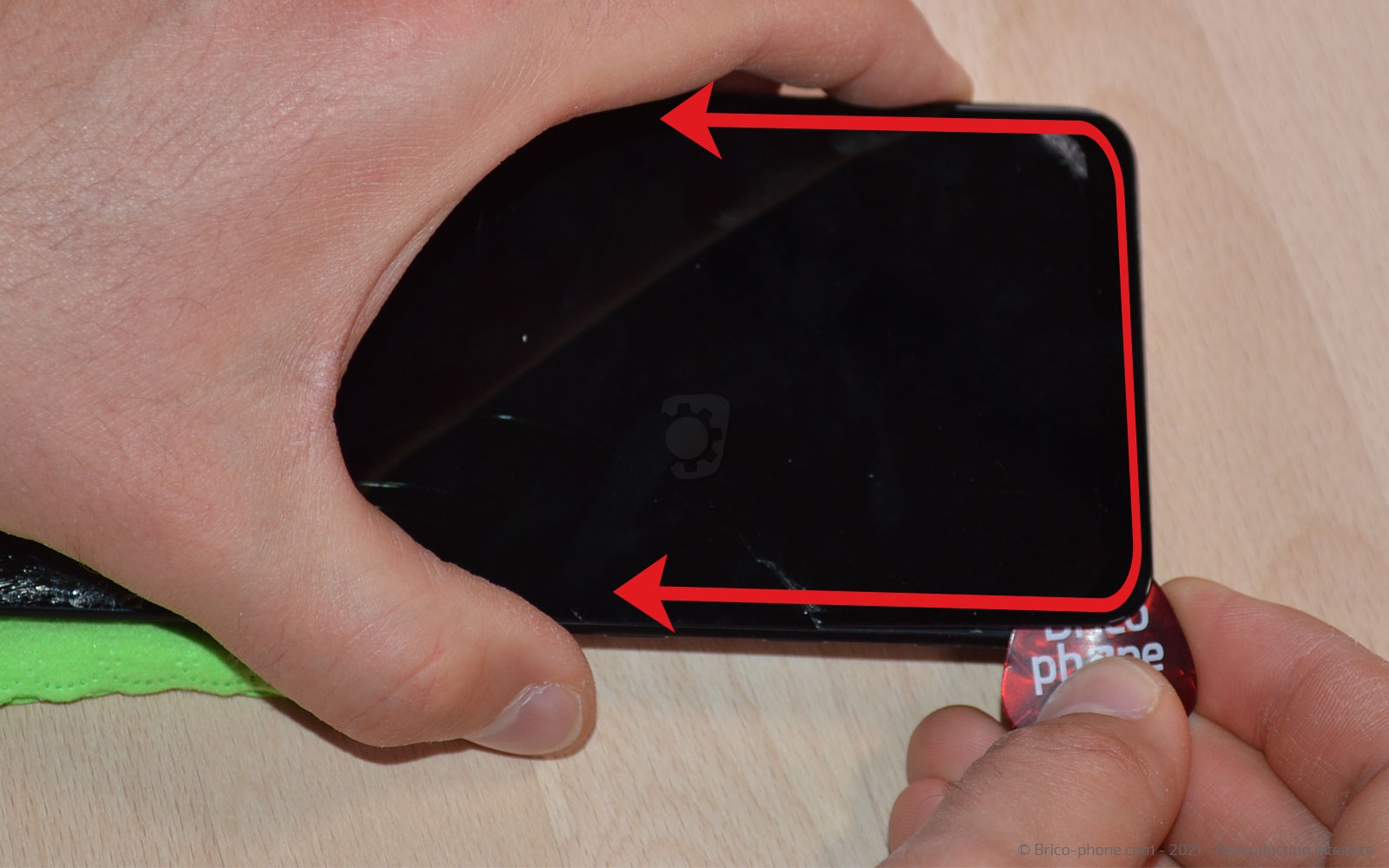 Changement de l'écran seul sur Galaxy A32 5G photo 2