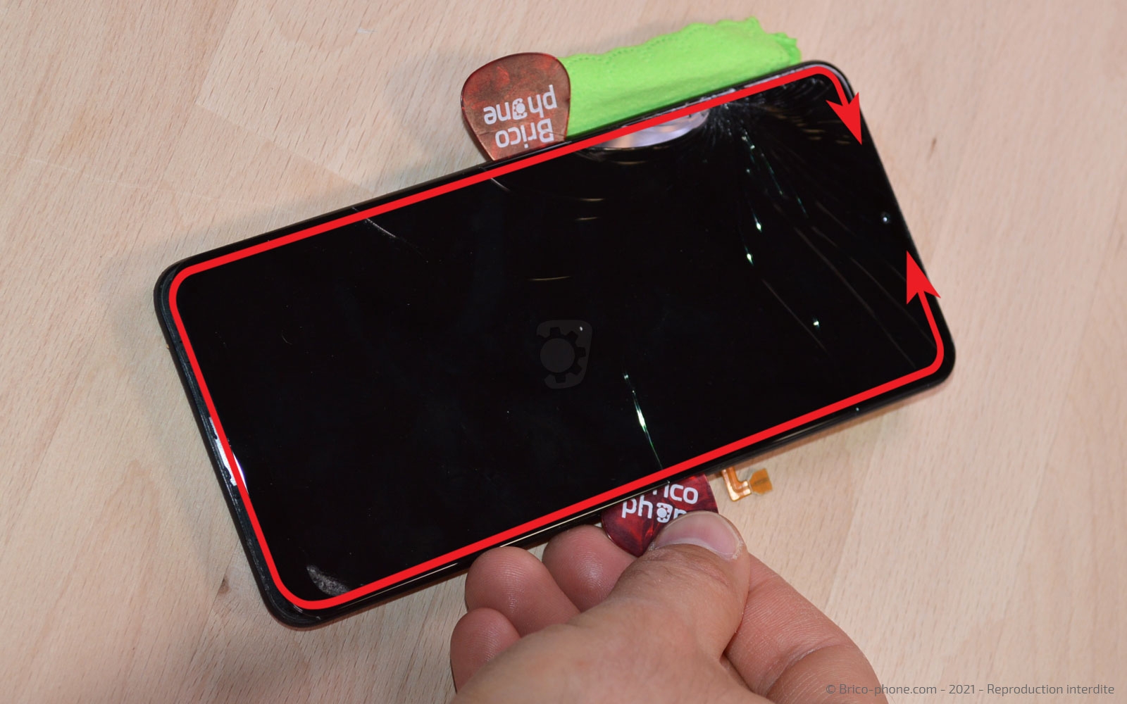 Changement de l'écran seul sur Galaxy A32 5G photo 1