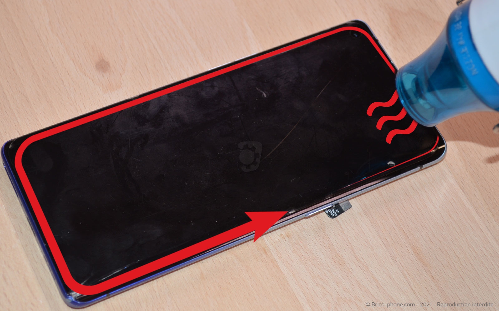 Changement de l'écran seul sur Find X2 Neo photo 3