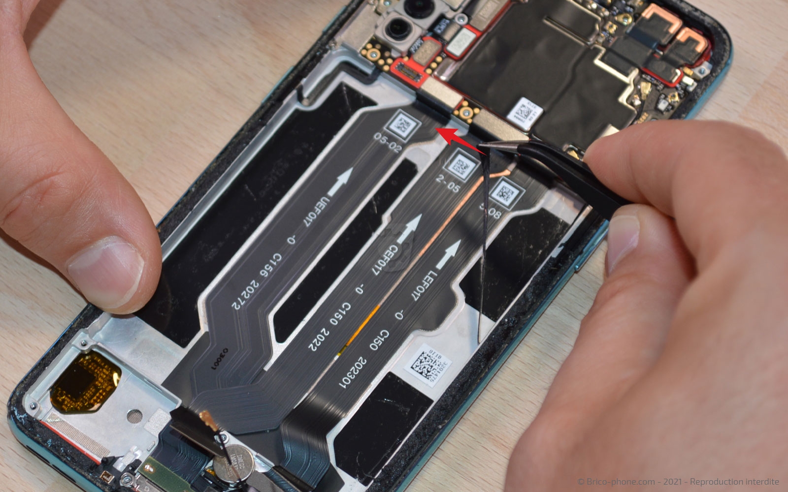 Démontage complet sur OnePlus Nord photo 2