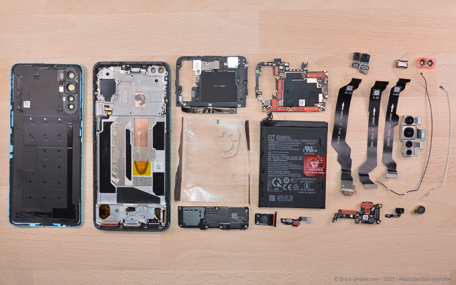Démontage complet sur OnePlus Nord photo 1