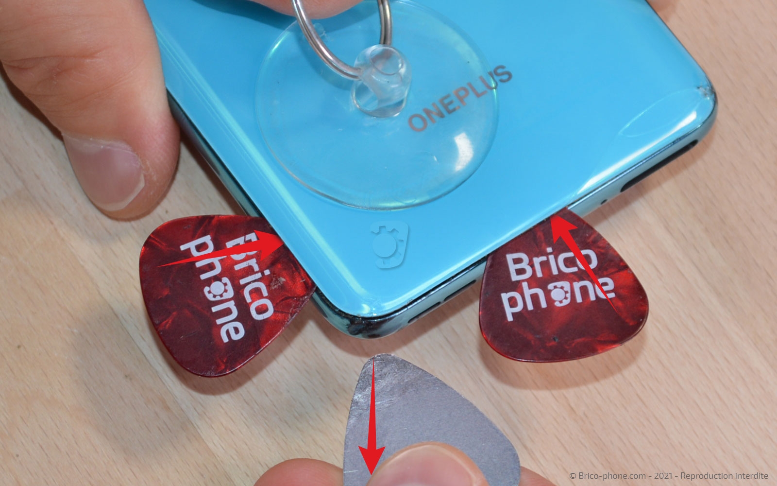 Changement de la batterie sur OnePlus Nord photo 1