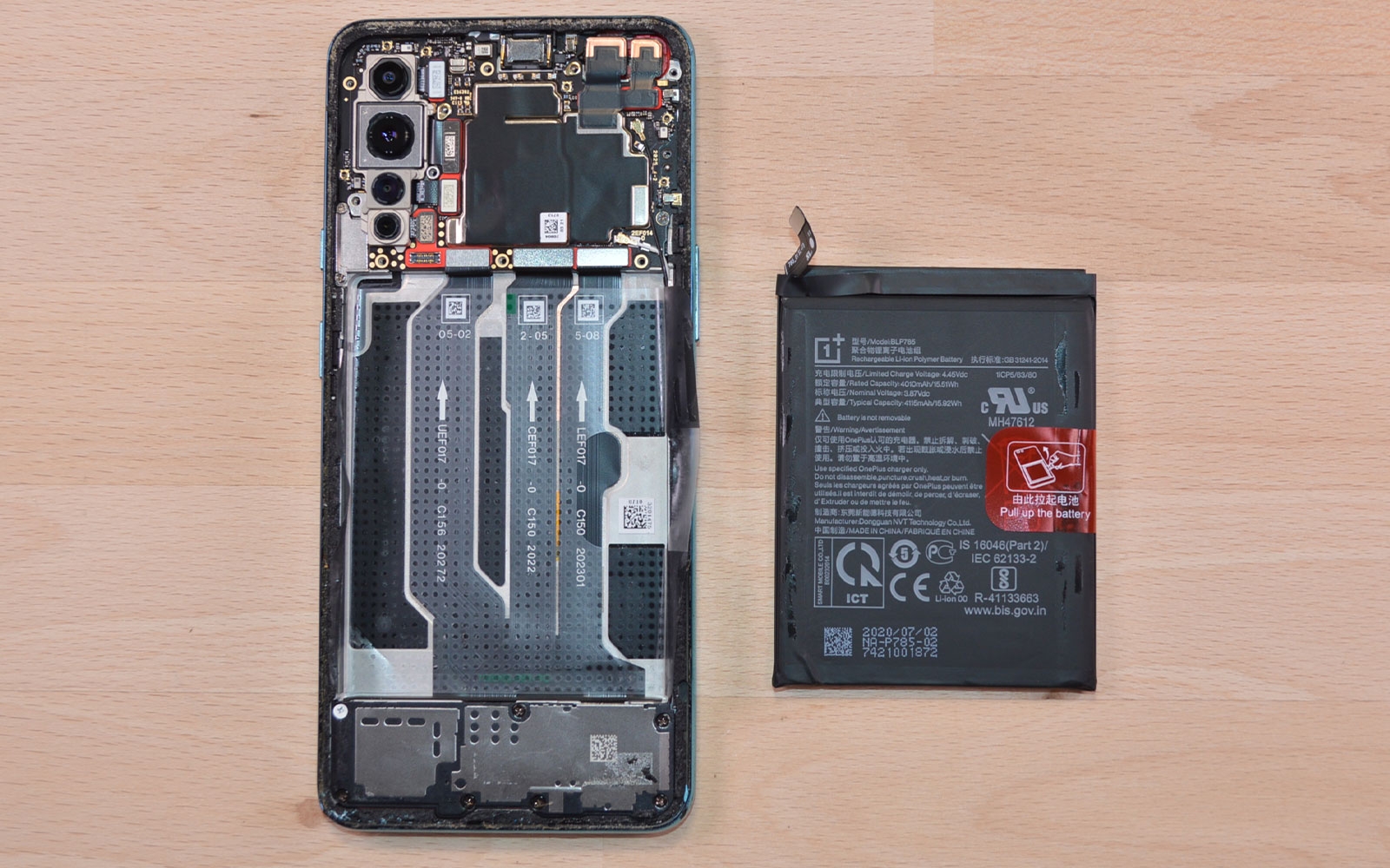 Changement du bloc écran sur OnePlus Nord photo 4