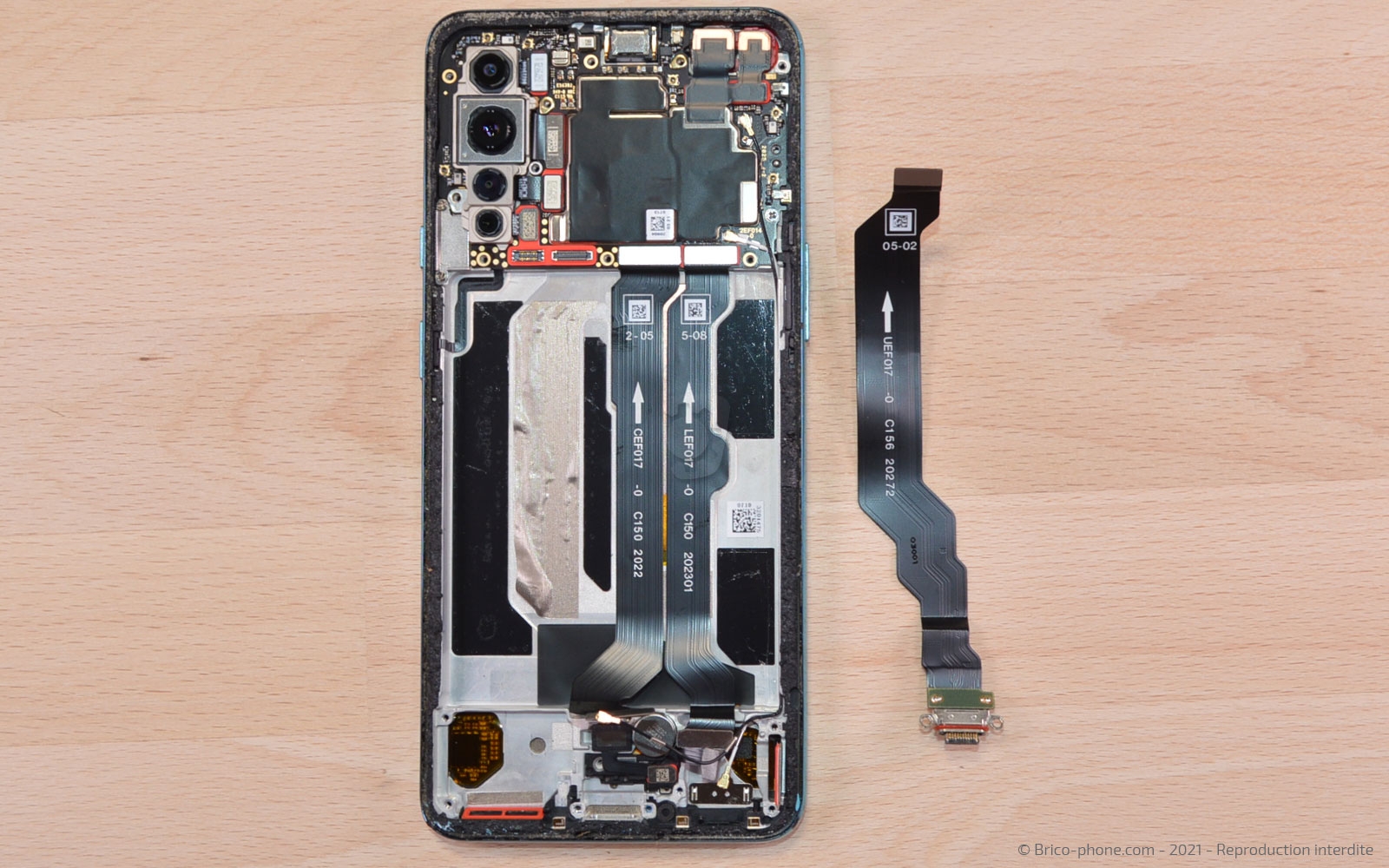 Changement du connecteur de charge sur OnePlus Nord photo 3