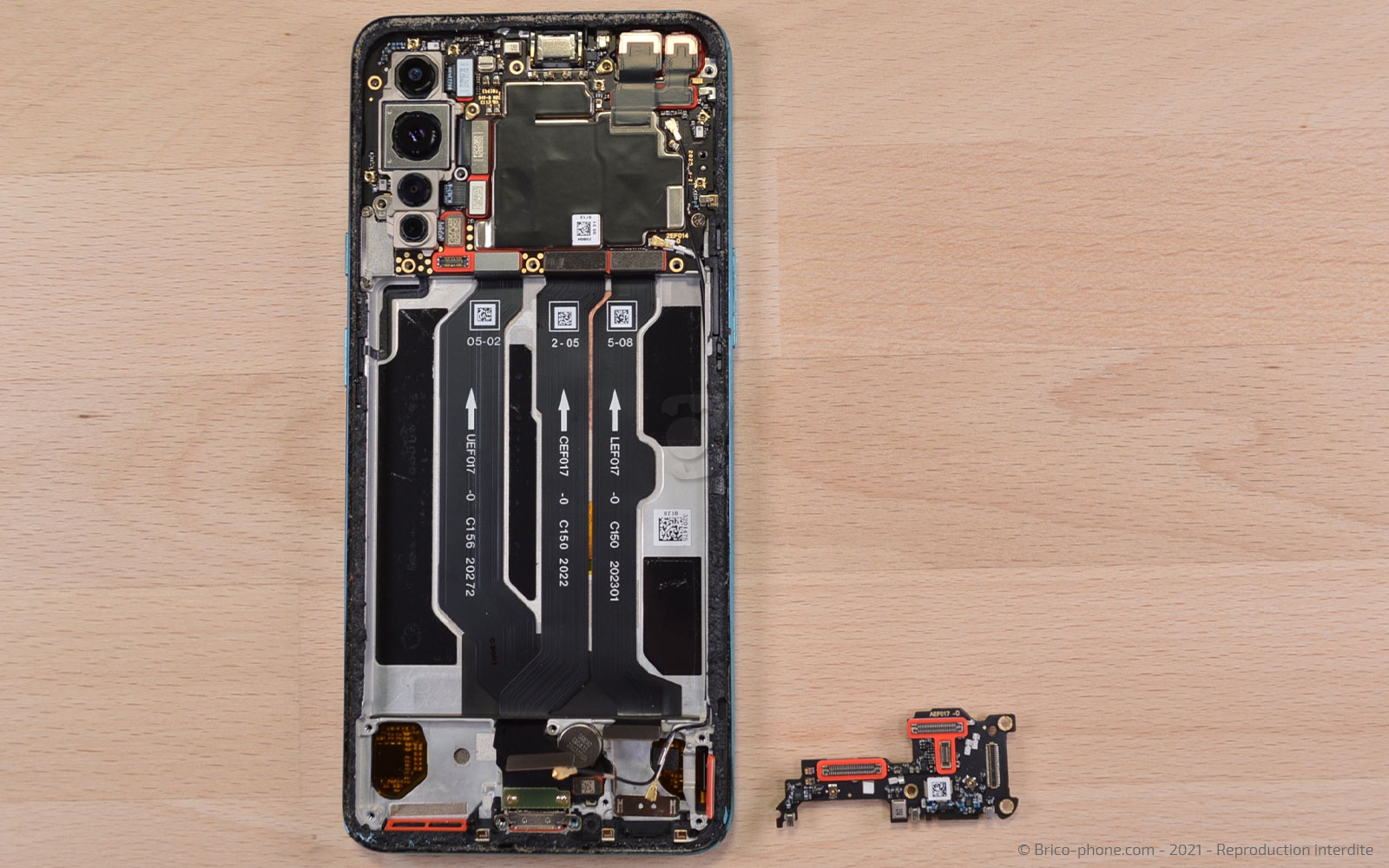 Changement du connecteur de charge sur OnePlus Nord photo 4