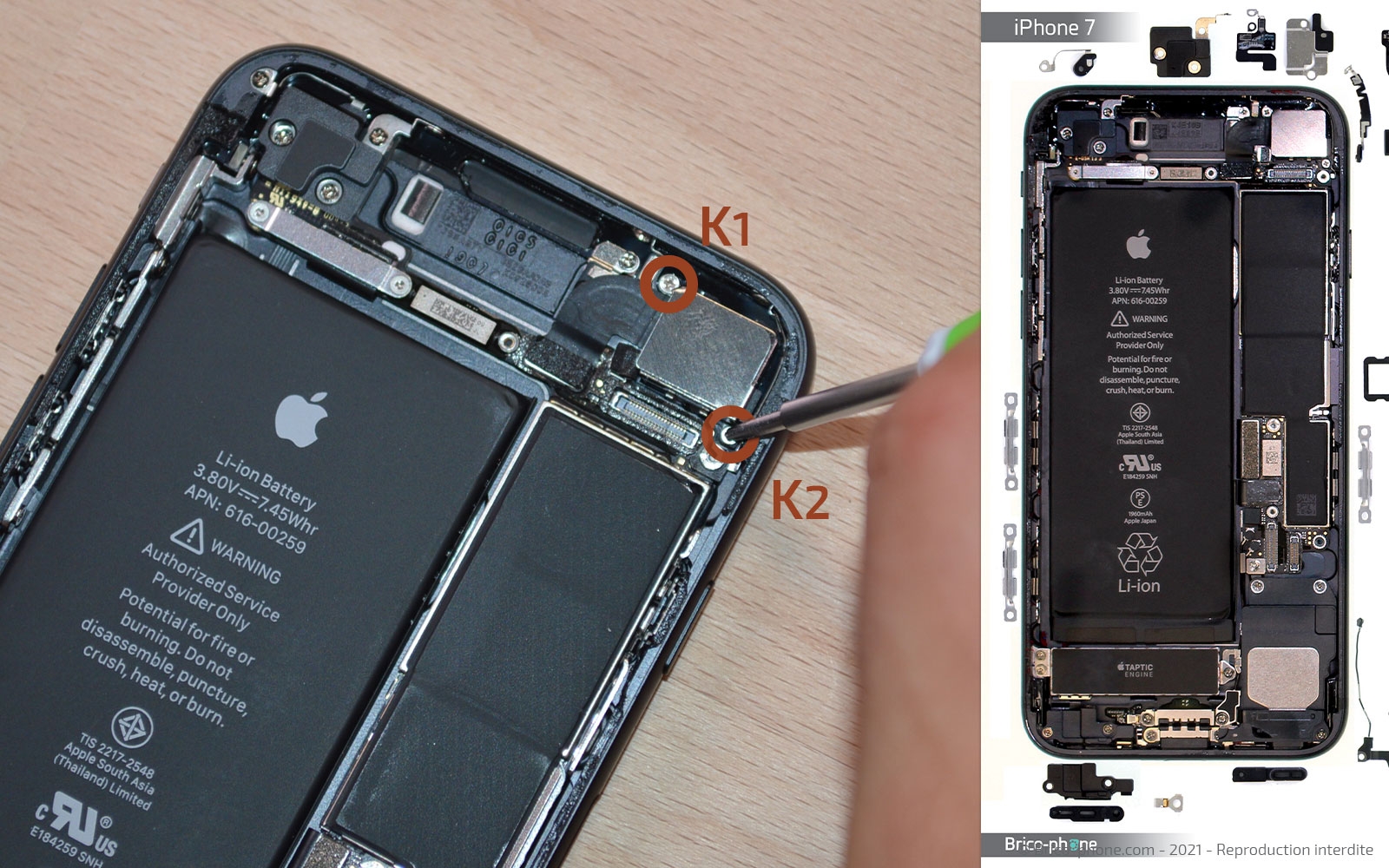 Remise à neuf sur iPhone 7 photo 1