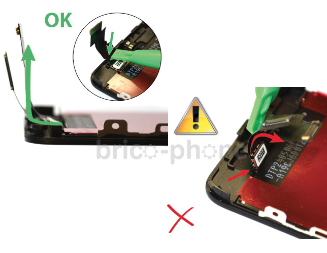 Changement d'écran (vitre+LCD) sans éléments prémontés sur iPhone 5 photo 1