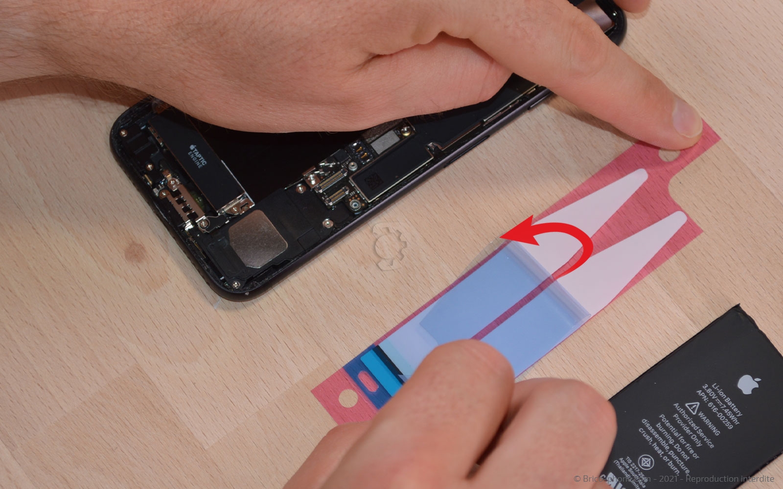 Changement de la coque arrière sur iPhone 7 photo 1