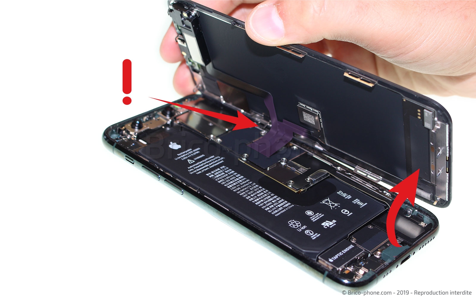 Changement de la coque arrière sur iPhone 11 Pro photo 3