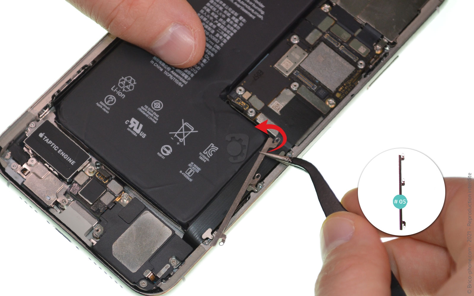 Changement de la coque arrière complète sur iPhone 11 Pro Max photo 2