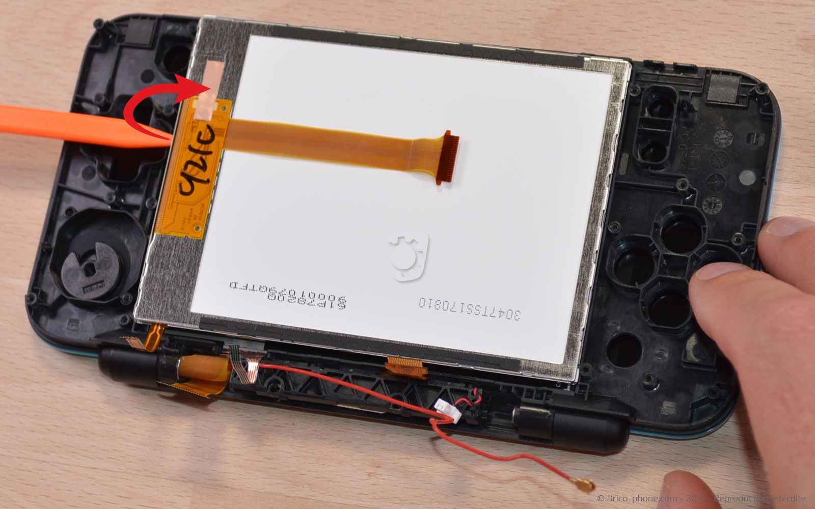 Changement de la vitre tactile et/ou du LCD sur New 2DS XL photo 2