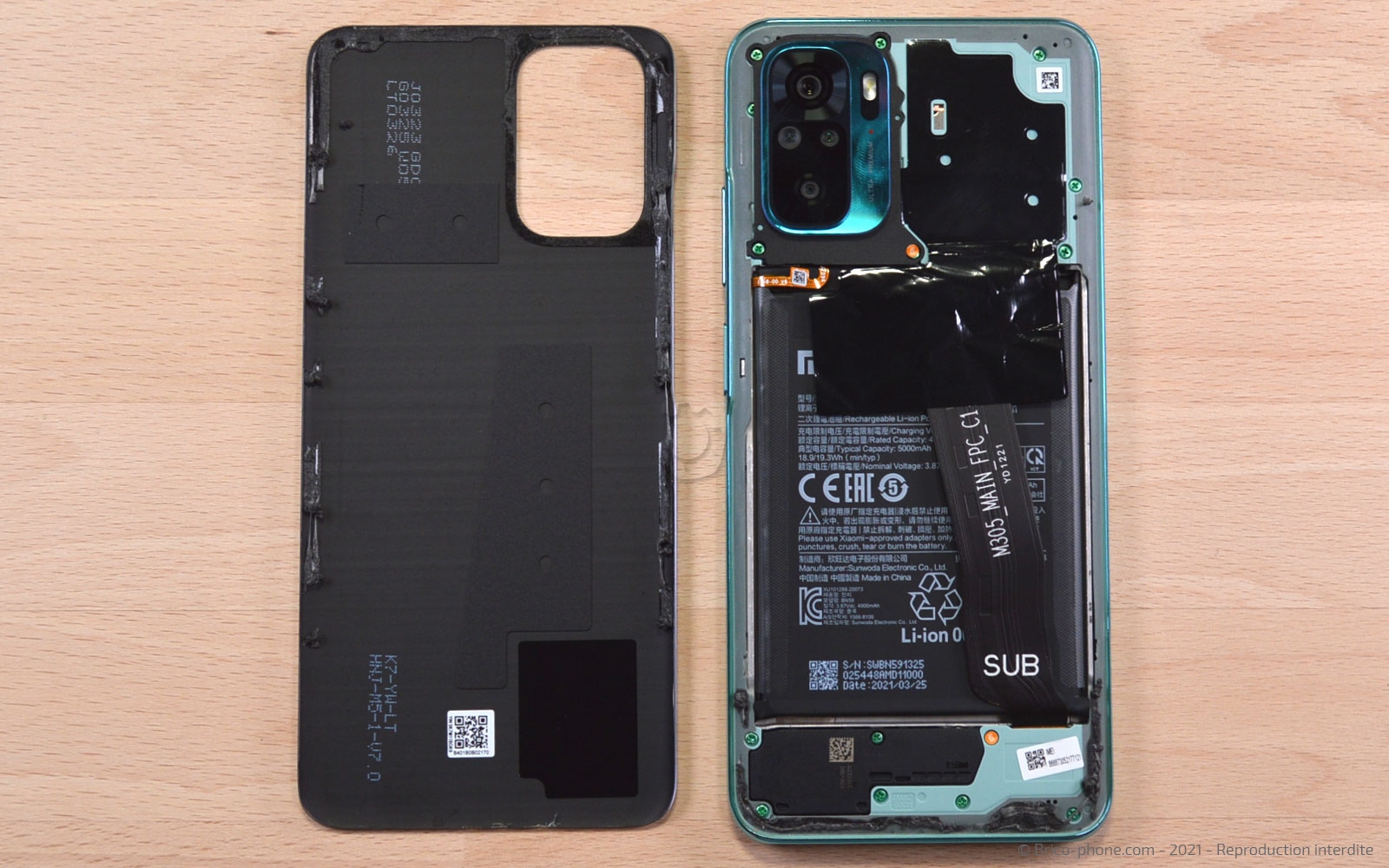 Démontage complet sur Redmi Note 10 photo 4